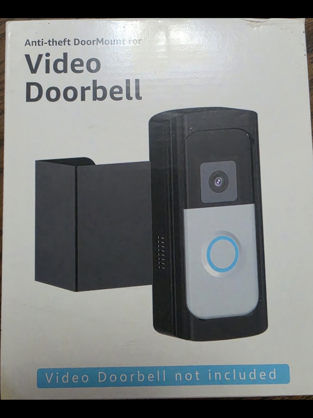 Video Doorbell Anti-theft Door Mount - Black NWT